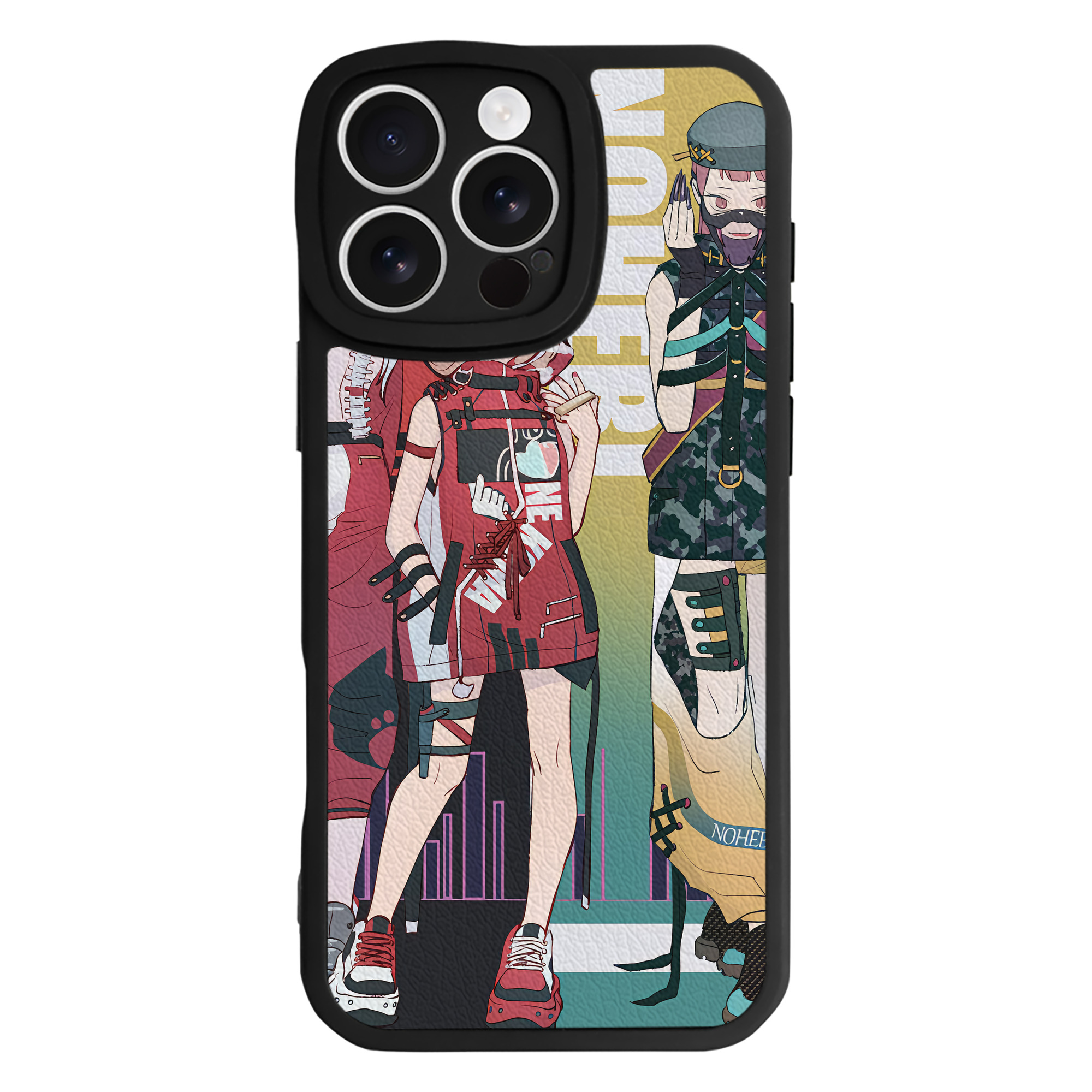 （画像用） ハイキュー!! Haikyu!! 【iPhone 16シリーズ対応】シリコンスマホケース（レザー調） 材質：シリコン